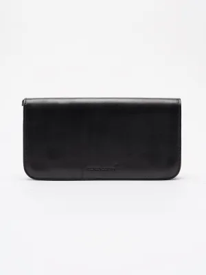 Zip Around Leather Wallet