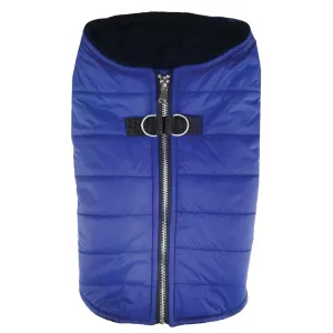 Zip-Up Puffer Vest Dog Coat Navy