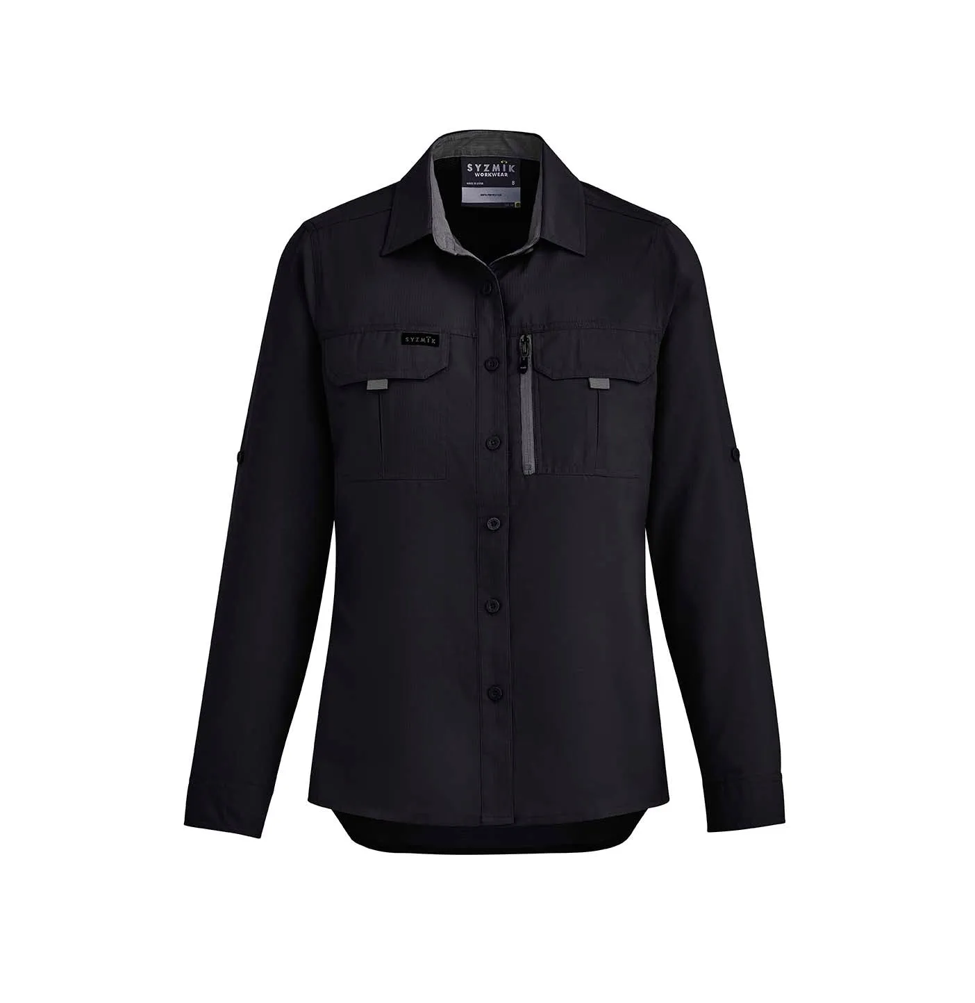 ZW760 Syzmik Womens Outdoor Long Sleeve Light Weight Work Shirt